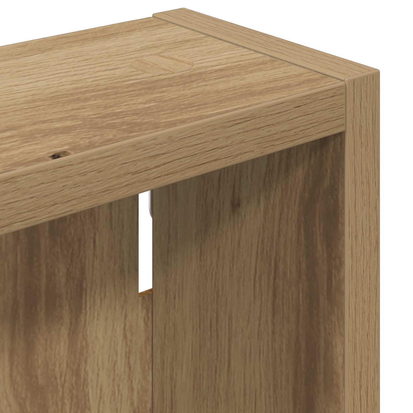 vidaXL Bathroom Wall Cabinet Artisian Oak 20 x 10 x 60.5 cm