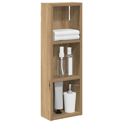 vidaXL Bathroom Wall Cabinet Artisian Oak 20 x 10 x 60.5 cm