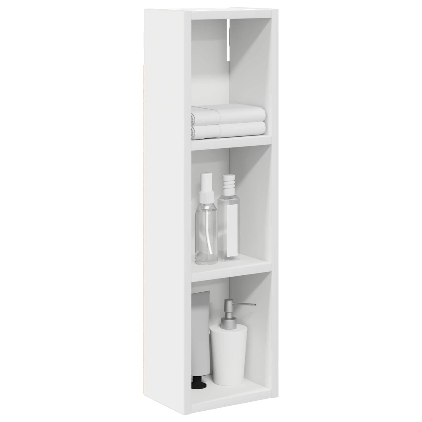 vidaXL Bathroom Wall Cabinet White 20 x 14 x 70 cm Engineered wood