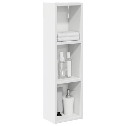 vidaXL Bathroom Wall Cabinet White 20 x 14 x 70 cm Engineered wood