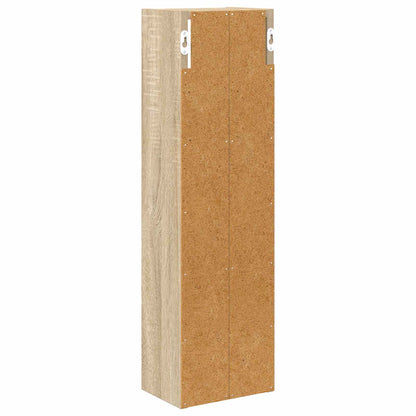 vidaXL Bathroom Wall Cabinet Sonoma Oak 20 x 14 x 70 cm