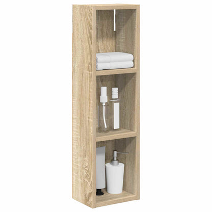vidaXL Bathroom Wall Cabinet Sonoma Oak 20 x 14 x 70 cm