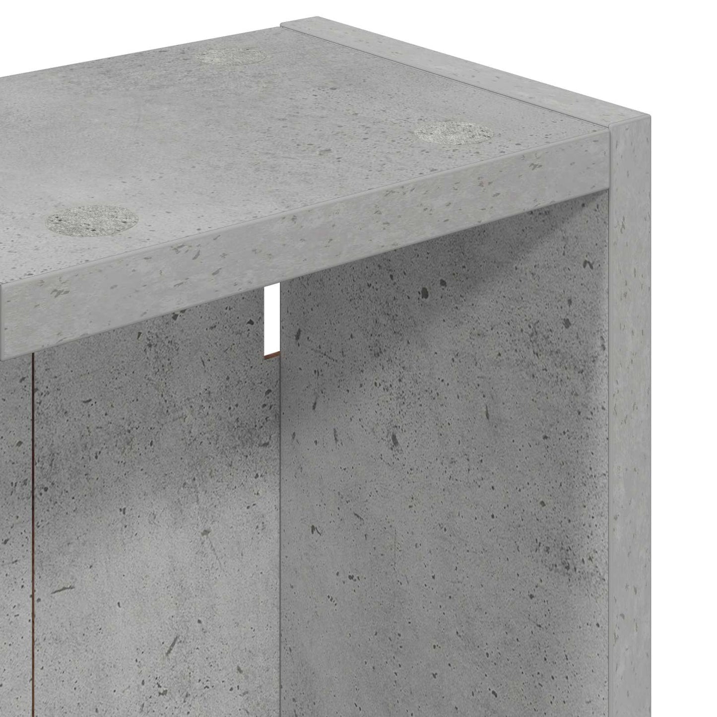 vidaXL Bathroom Wall Cabinet Concrete Grey 20 x 14 x 70 cm