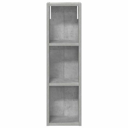 vidaXL Bathroom Wall Cabinet Concrete Grey 20 x 14 x 70 cm