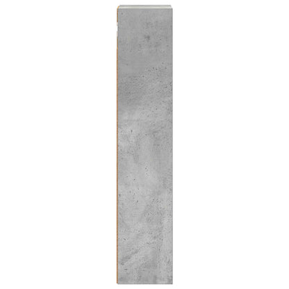 vidaXL Bathroom Wall Cabinet Concrete Grey 20 x 14 x 70 cm