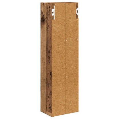 vidaXL Bathroom Wall Cabinet Old Wood 20 x 14 x 70 cm Engineered wood