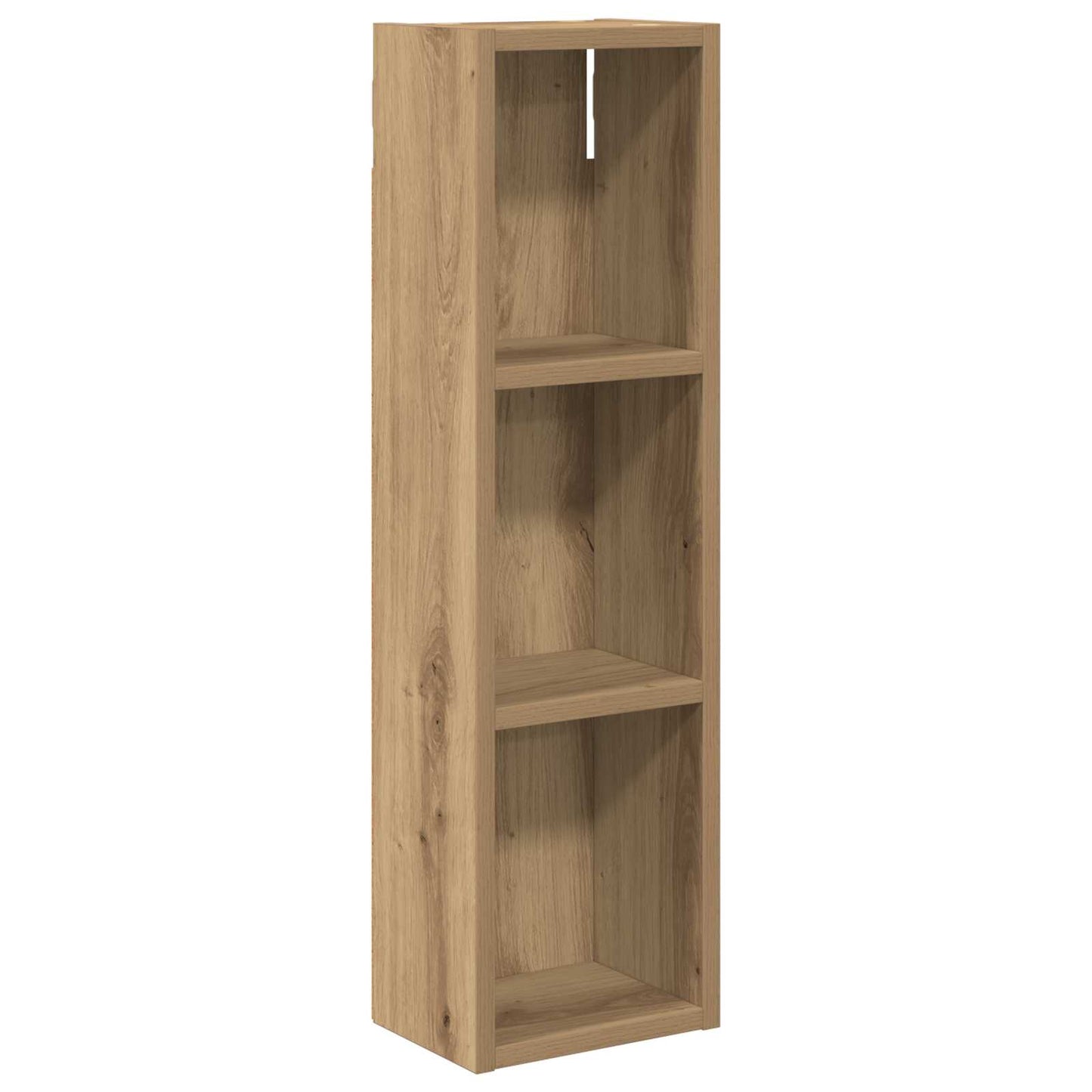 vidaXL Bathroom Wall Cabinet with Shelf Artisian Oak 20 x 14 x 70 cm