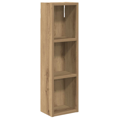 vidaXL Bathroom Wall Cabinet with Shelf Artisian Oak 20 x 14 x 70 cm