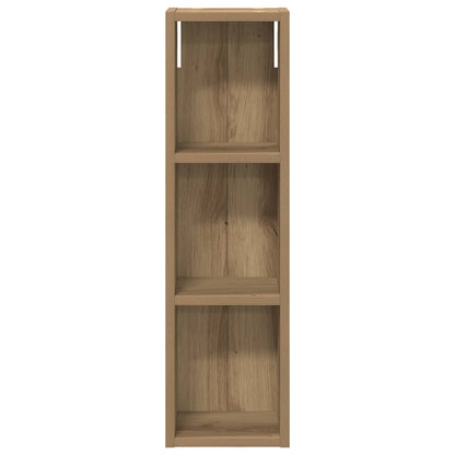 vidaXL Bathroom Wall Cabinet with Shelf Artisian Oak 20 x 14 x 70 cm