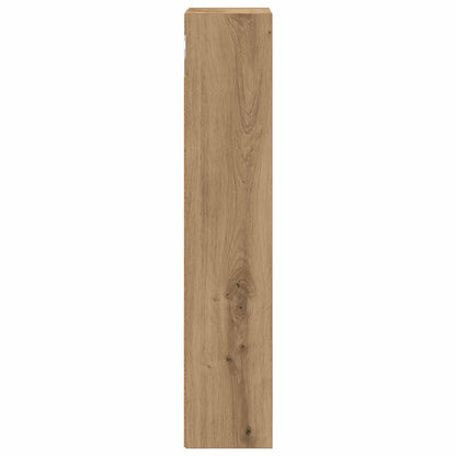 vidaXL Bathroom Wall Cabinet with Shelf Artisian Oak 20 x 14 x 70 cm