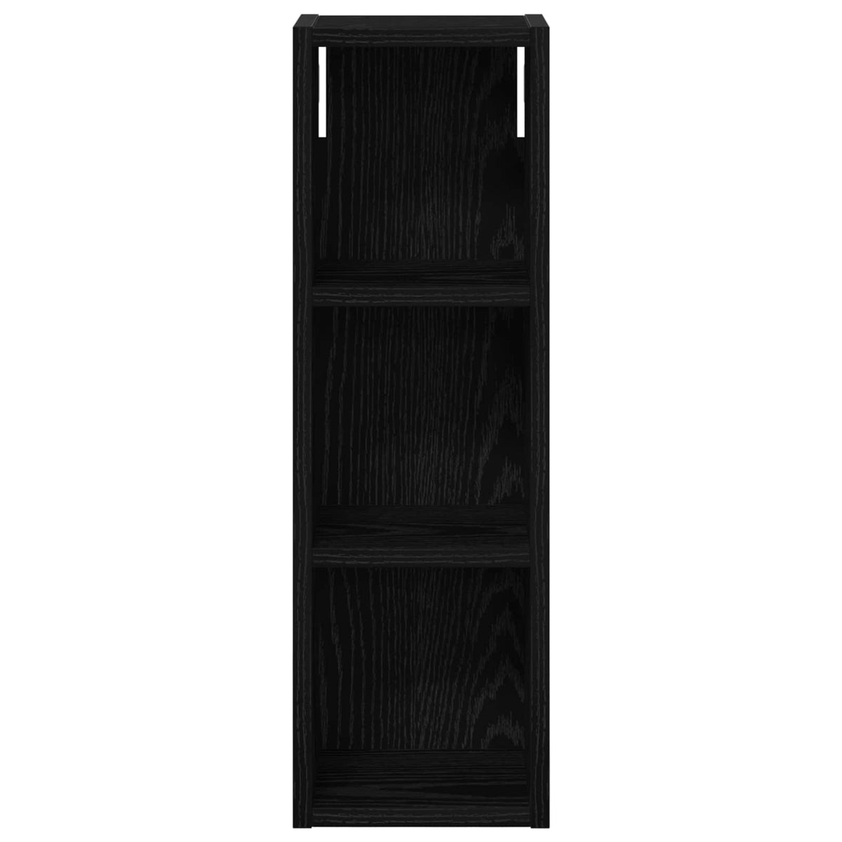 vidaXL Bathroom Wall Cabinet Black Oak 20 x 16 x 62.5 cm