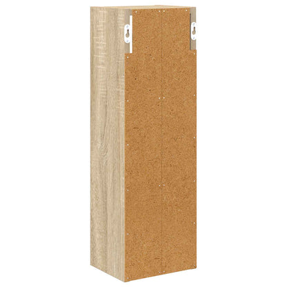 vidaXL Bathroom Wall Cabinet Sonoma Oak 20 x 16 x 62.5 cm