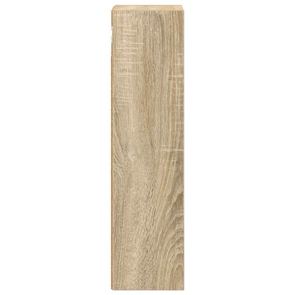 vidaXL Bathroom Wall Cabinet Sonoma Oak 20 x 16 x 62.5 cm