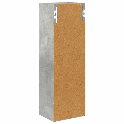 vidaXL Bathroom Wall Cabinet Concrete Grey 20 x 16 x 62.5 cm