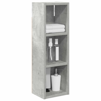 vidaXL Bathroom Wall Cabinet Concrete Grey 20 x 16 x 62.5 cm
