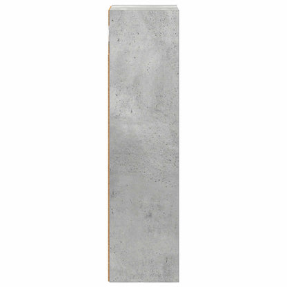 vidaXL Bathroom Wall Cabinet Concrete Grey 20 x 16 x 62.5 cm