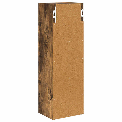 vidaXL Bathroom Wall Cabinet Smoked Oak 20 x 16 x 62.5 cm