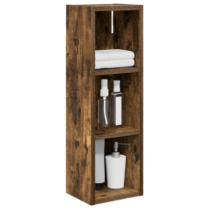 vidaXL Bathroom Wall Cabinet Smoked Oak 20 x 16 x 62.5 cm