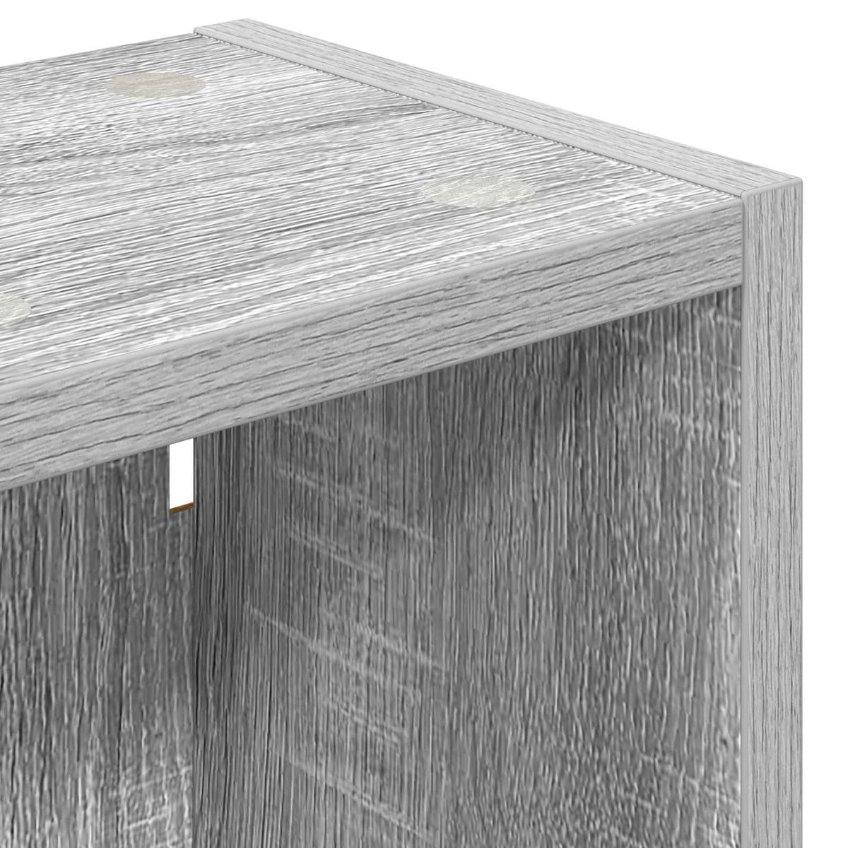 vidaXL Bathroom Wall Cabinet Grey Sonoma 20 x 16 x 62.5 cm