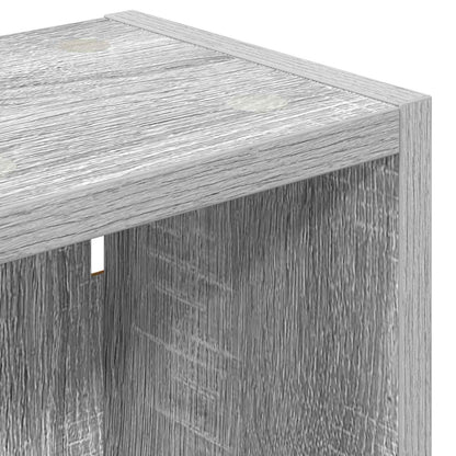 vidaXL Bathroom Wall Cabinet Grey Sonoma 20 x 16 x 62.5 cm