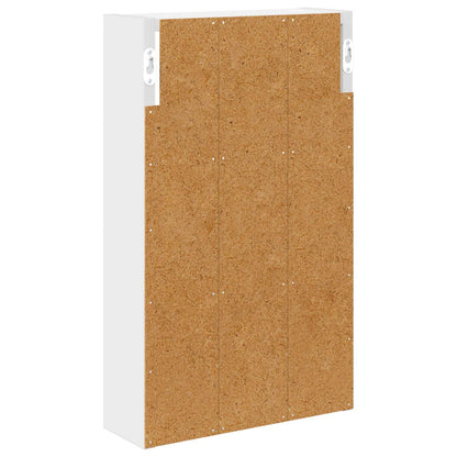 vidaXL Bathroom Wall Cabinet White 30 x 10 x 50 cm Engineered wood
