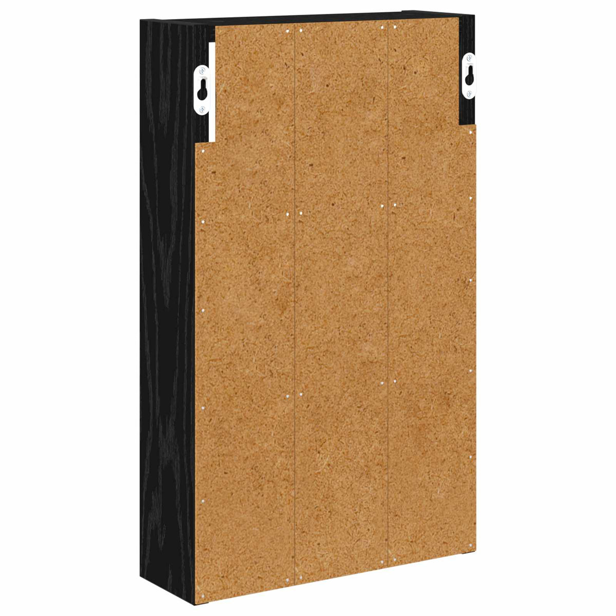 vidaXL Bathroom Wall Cabinet Black Oak 30 x 10 x 50 cm Engineered wood