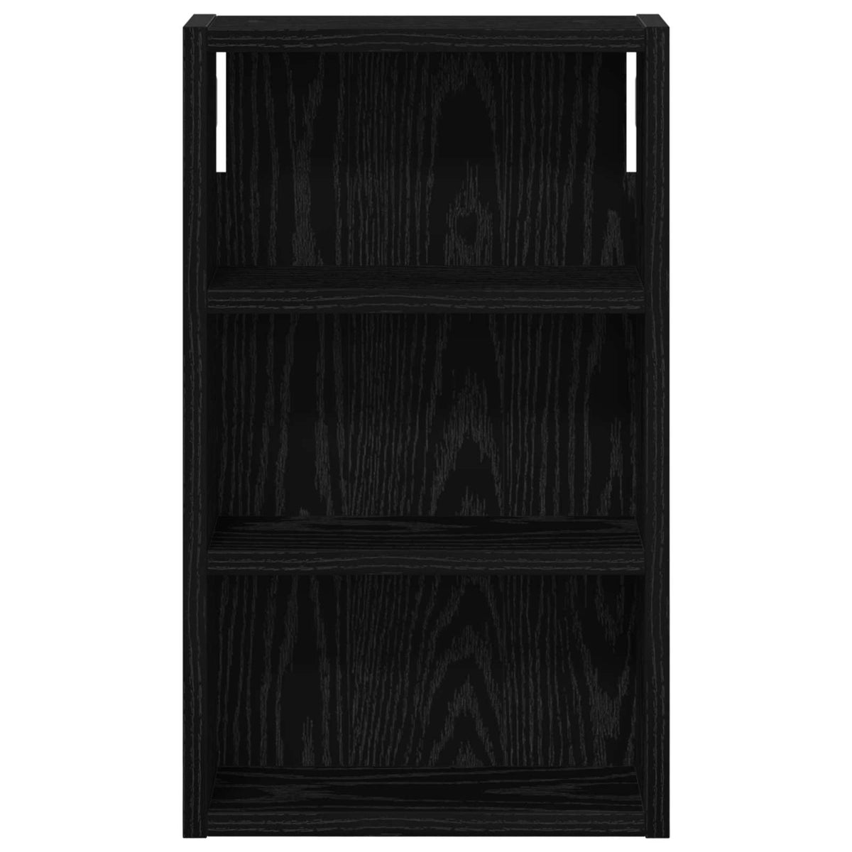 vidaXL Bathroom Wall Cabinet Black Oak 30 x 10 x 50 cm Engineered wood
