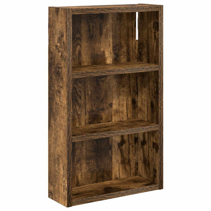 vidaXL Bathroom Wall Cabinet Smoked Oak 30 x 10 x 50 cm