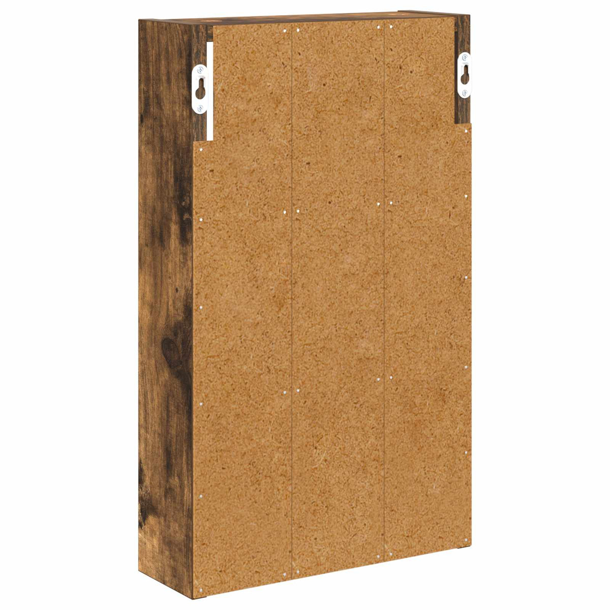 vidaXL Bathroom Wall Cabinet Smoked Oak 30 x 10 x 50 cm