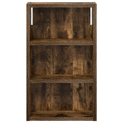 vidaXL Bathroom Wall Cabinet Smoked Oak 30 x 10 x 50 cm