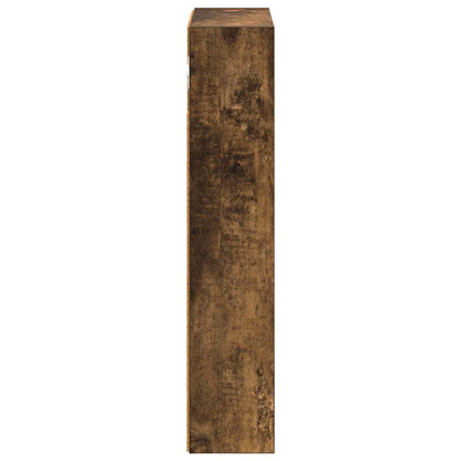 vidaXL Bathroom Wall Cabinet Smoked Oak 30 x 10 x 50 cm