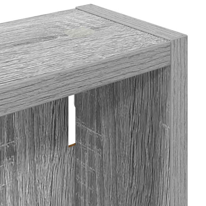 vidaXL Bathroom Wall Cabinet Grey Sonoma 30 x 10 x 50 cm