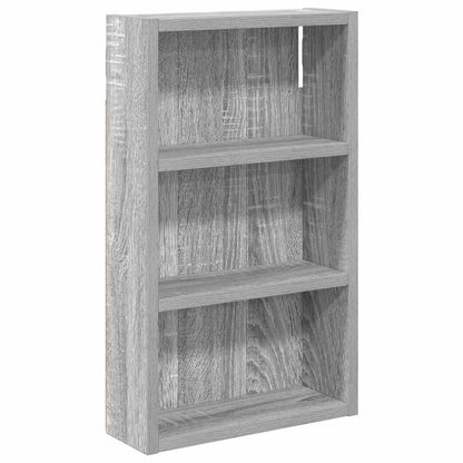 vidaXL Bathroom Wall Cabinet Grey Sonoma 30 x 10 x 50 cm