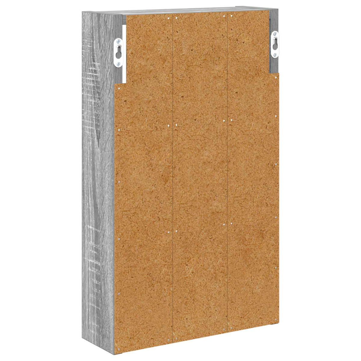 vidaXL Bathroom Wall Cabinet Grey Sonoma 30 x 10 x 50 cm