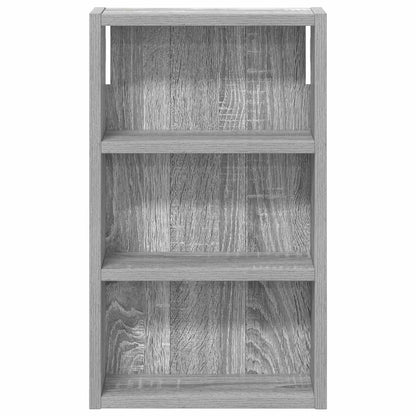 vidaXL Bathroom Wall Cabinet Grey Sonoma 30 x 10 x 50 cm