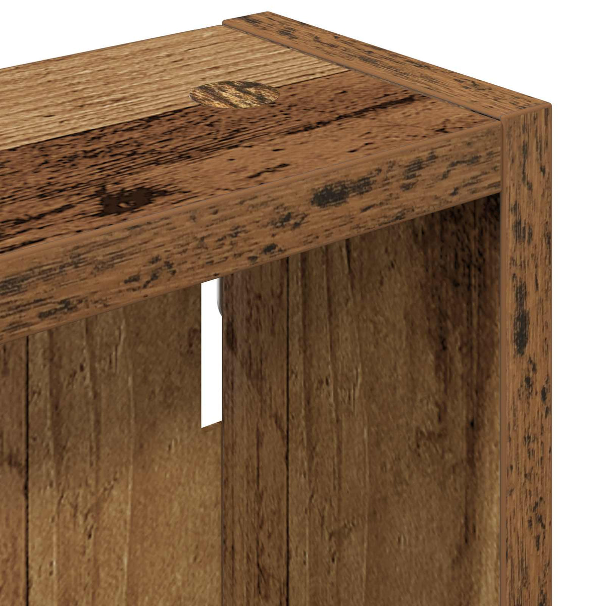 vidaXL Bathroom Wall Cabinet Old Wood 30 x 10 x 50 cm Engineered wood