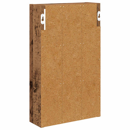 vidaXL Bathroom Wall Cabinet Old Wood 30 x 10 x 50 cm Engineered wood