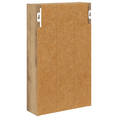 vidaXL Bathroom Wall Cabinet Artisan Oak 30 x 10 x 50 cm