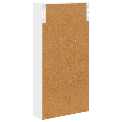 vidaXL Bathroom Wall Cabinet White 30 x 10 x 60.5 cm Engineered wood