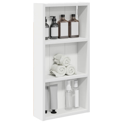 vidaXL Bathroom Wall Cabinet White 30 x 10 x 60.5 cm Engineered wood