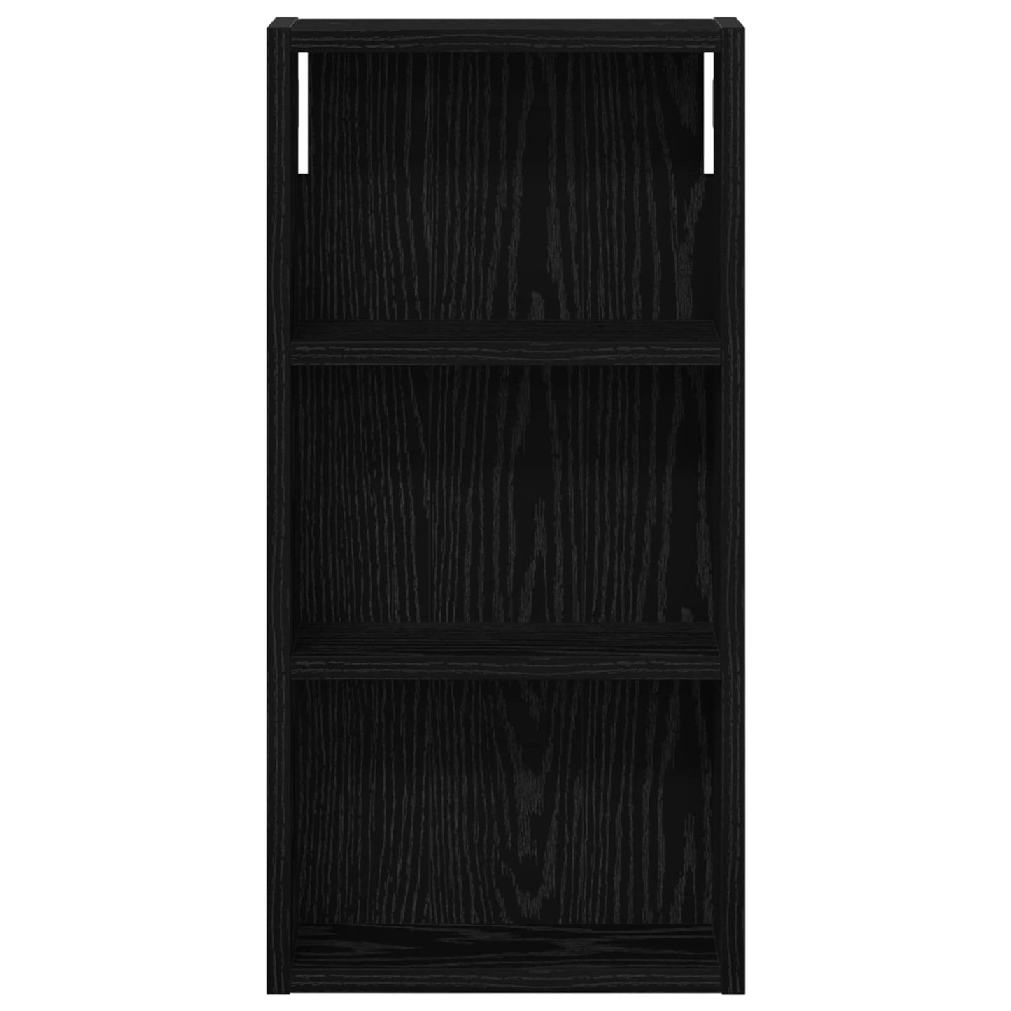vidaXL Bathroom Wall Cabinet Black Oak 30 x 10 x 60.5 cm