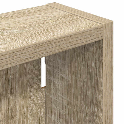 vidaXL Bathroom Wall Cabinet with Shelf Sonoma Oak 30 x 10 x 60.5 cm