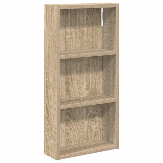 vidaXL Bathroom Wall Cabinet with Shelf Sonoma Oak 30 x 10 x 60.5 cm