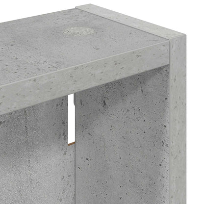 vidaXL Bathroom Wall Cabinet Concrete Grey 30 x 10 x 60.5 cm