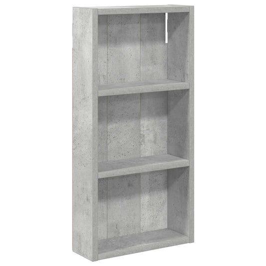 vidaXL Bathroom Wall Cabinet Concrete Grey 30 x 10 x 60.5 cm