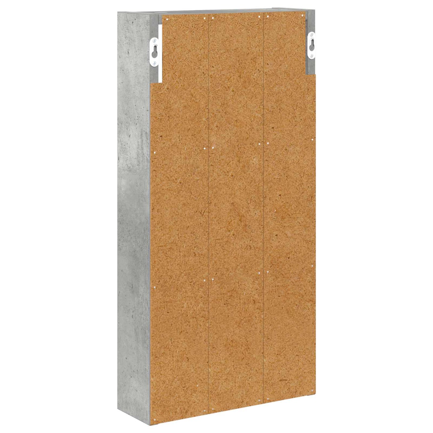 vidaXL Bathroom Wall Cabinet Concrete Grey 30 x 10 x 60.5 cm