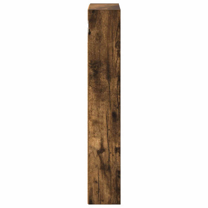 vidaXL Bathroom Wall Cabinet Smoked Oak 30 x 10 x 60.5 cm