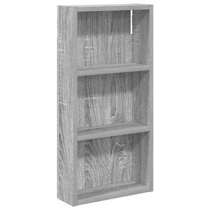 vidaXL Bathroom Wall Cabinet Grey Sonoma 30 x 10 x 60.5 cm