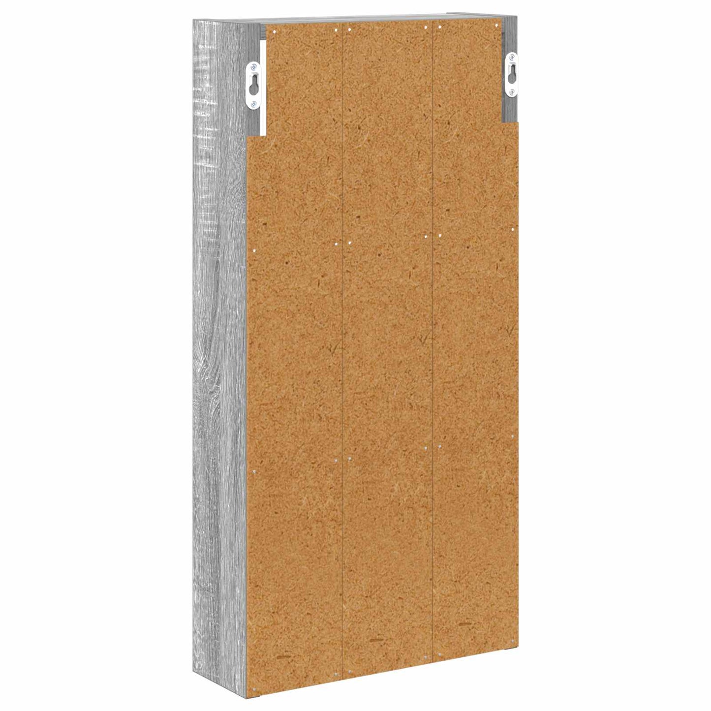vidaXL Bathroom Wall Cabinet Grey Sonoma 30 x 10 x 60.5 cm