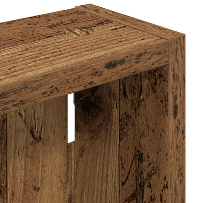 vidaXL Bathroom Wall Cabinet Old Wood 30 x 10 x 60.5 cm